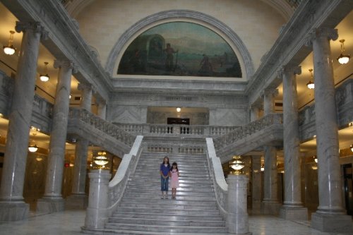 13 kids on grand staircase.JPG